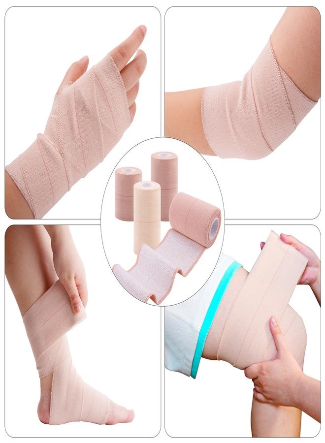 BQTQ 18 Rolls Elastic Tape Adhesive Elastic Bandage Wrap 4 inch Stretch Bandage Wraps Elastic Adhesive Tapes for Wrist Ankle Swelling Sprains - Image 5
